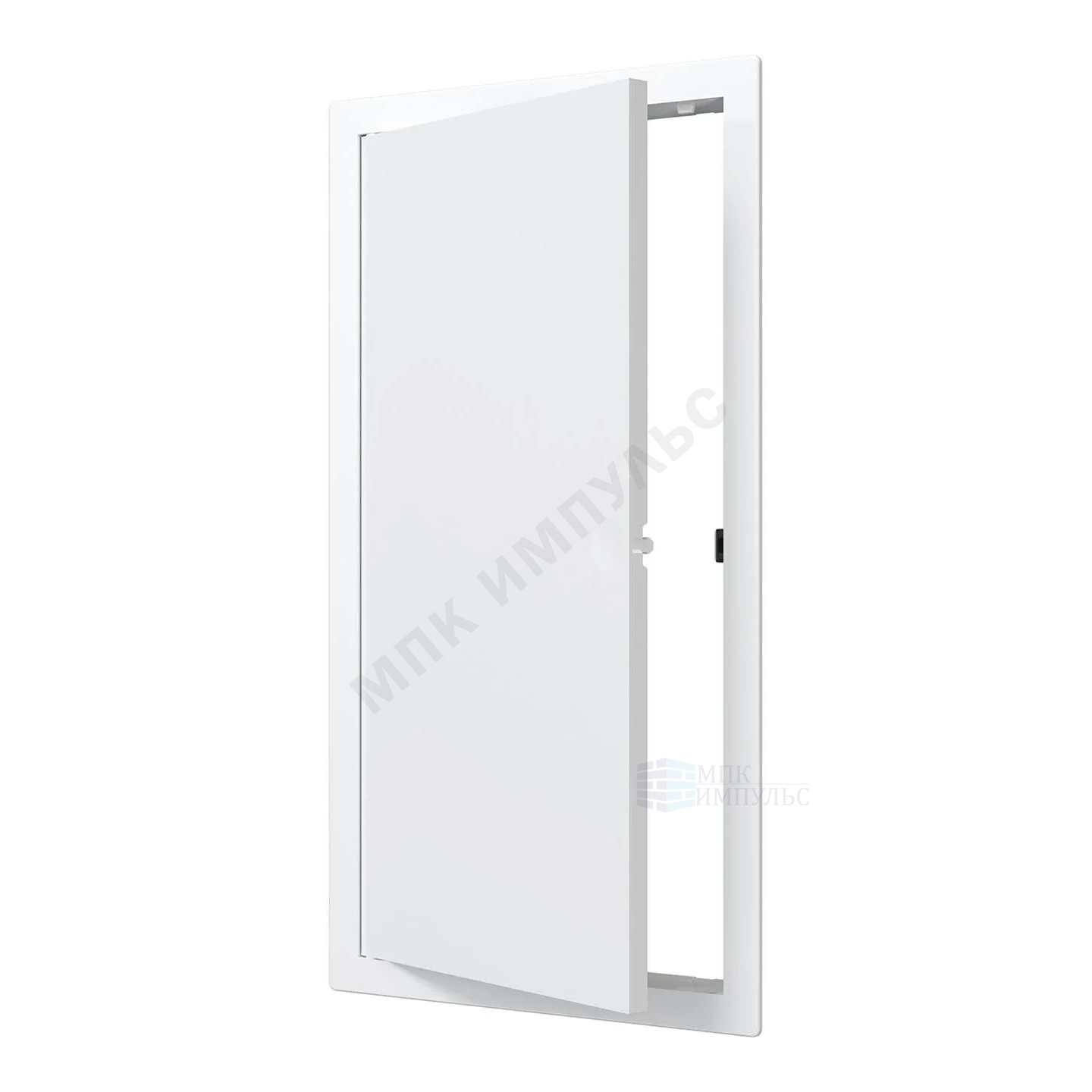 Люк нажимной пластик 150х300 с фланцем 172х322 Evecs LN L1530N — изображение 2