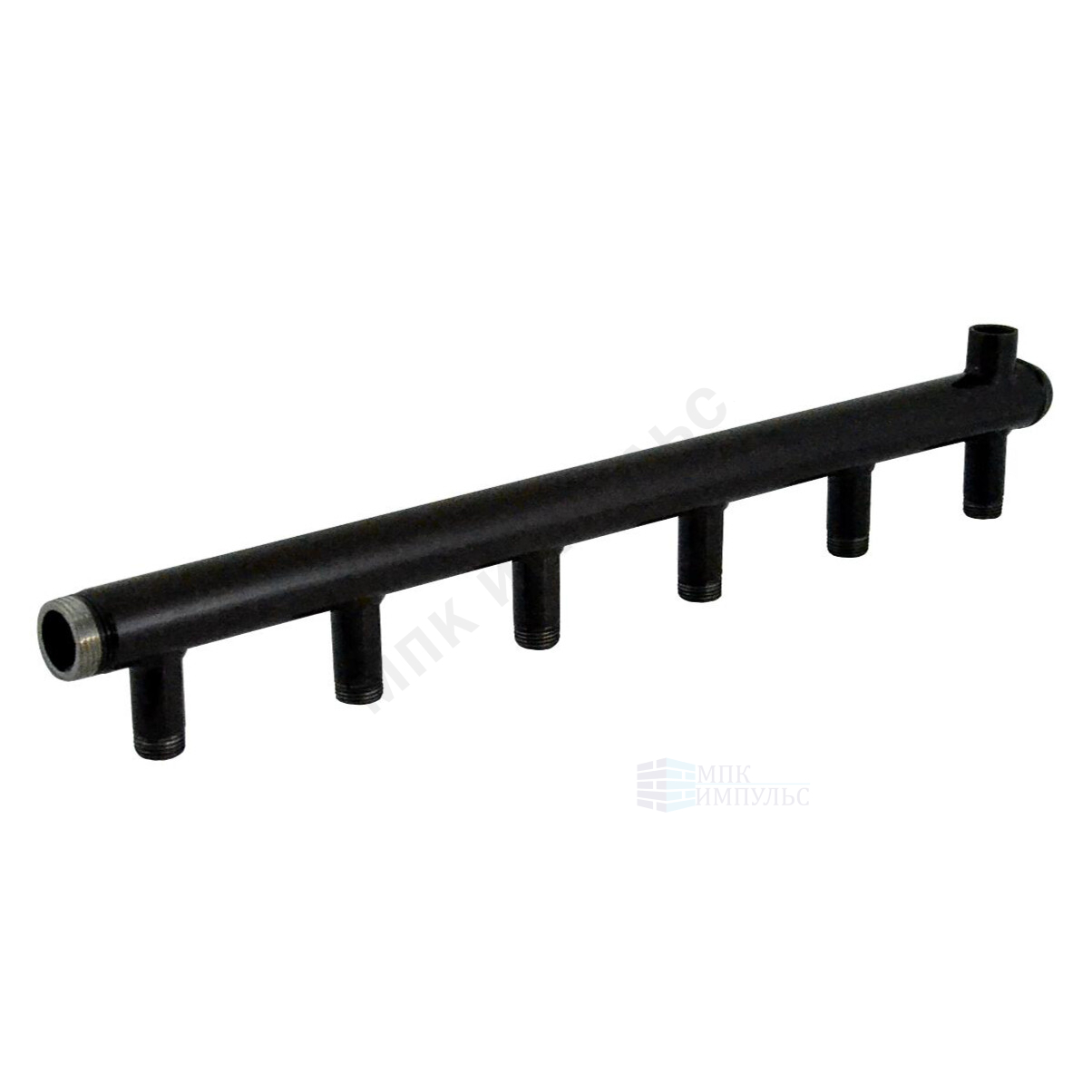 Коллектор сталь Ду 40 3/4" НР на 5 вых 1/2" НР м/о 150мм Элит-Металл 3058-ст