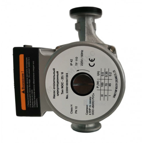 Насос циркуляционный с мокрым ротором NOC 30/6 EM PN10 1х230В/50 Гц Wilo 2459902