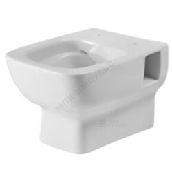 Унитаз подвесной горизонтальный выпуск без сиденья белый Нео Rimless Santek 1.WH30.2.429