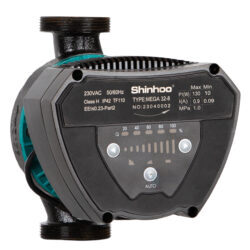 Насос циркуляционный с мокрым ротором MEGA 25-8 PN10 1х230В/50 Гц Shinhoo 71121001