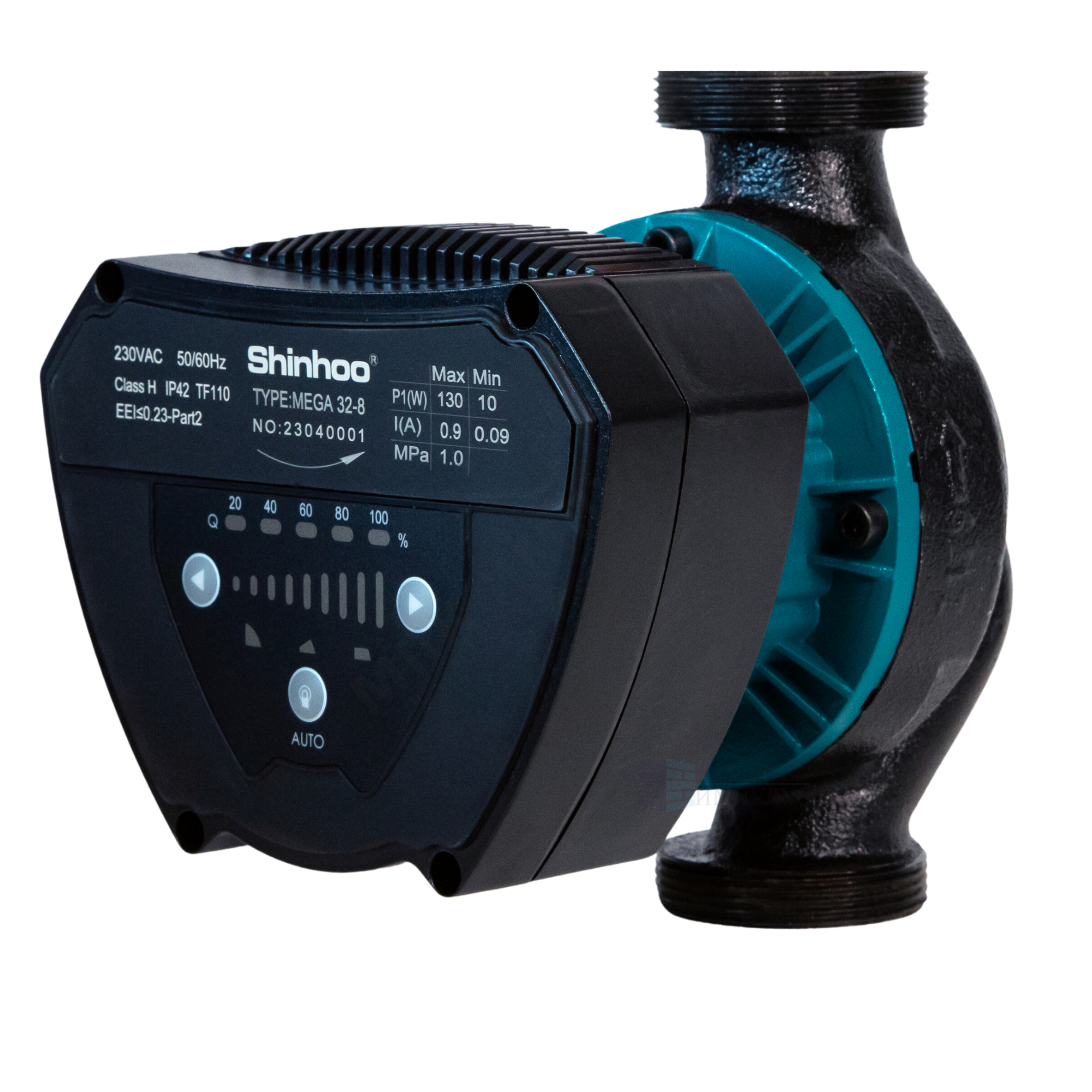Насос циркуляционный с мокрым ротором MEGA 25-8 PN10 1х230В/50 Гц Shinhoo 71121001 — изображение 3