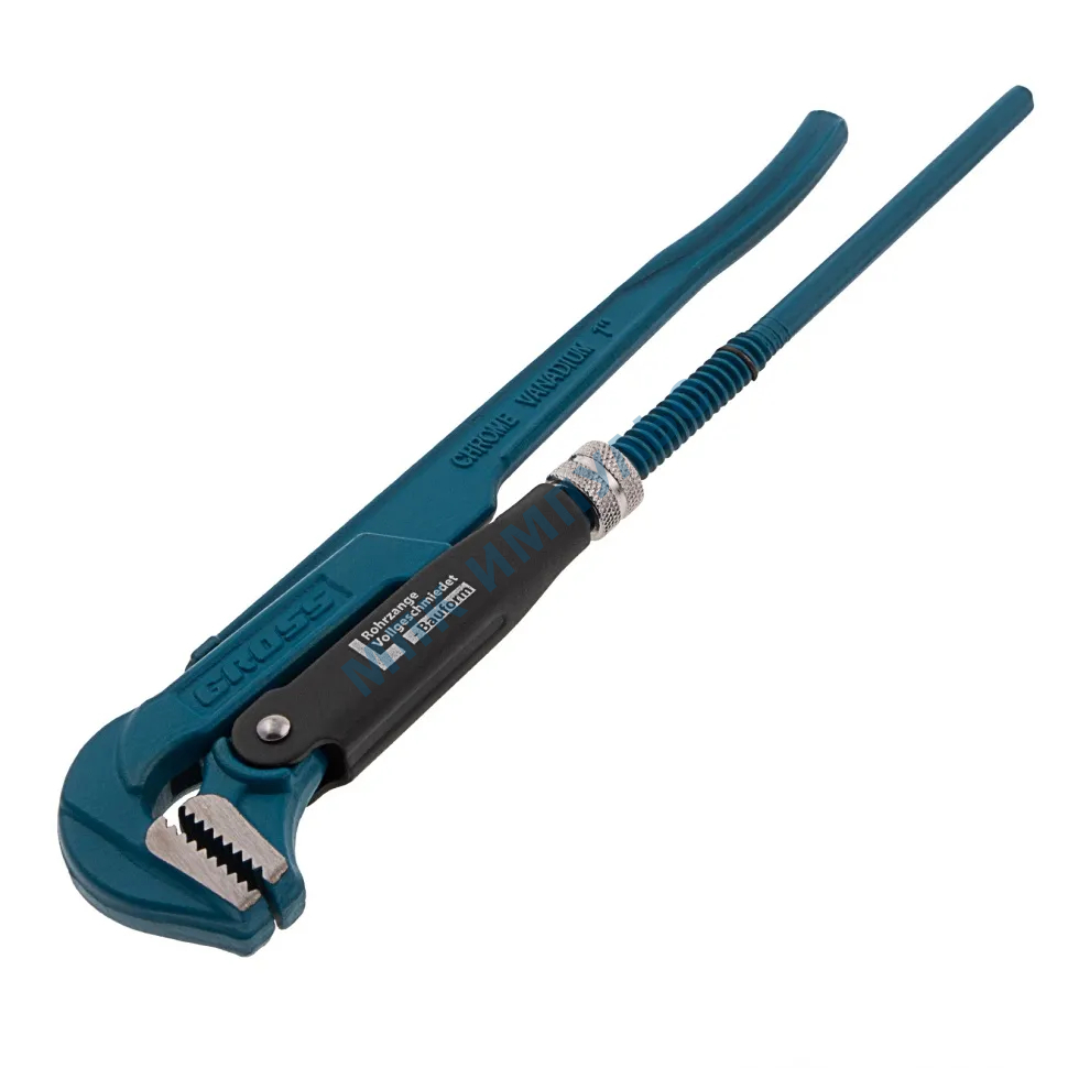 Ключ рычажный трубный CrV №2 L-тип до 1 1/2" Gross 15603