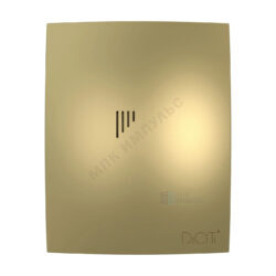 Вентилятор накладной пластик D125 с обратным клапаном Champagne DICITI BREEZE 5C