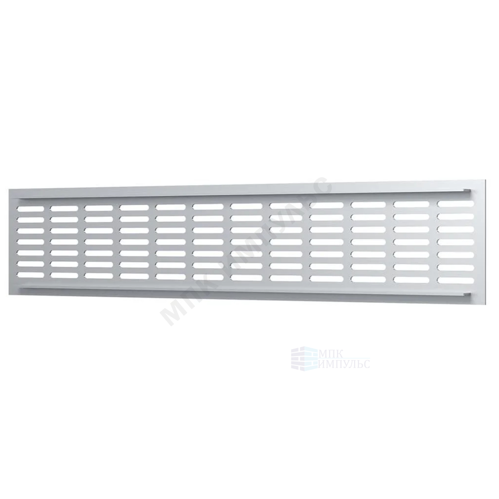 Решетка вентиляционная алюминий 480х100 Silver ERA DP AL