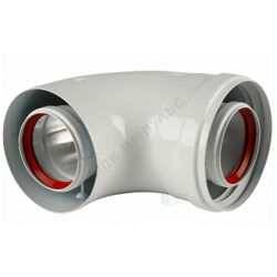 Отвод коаксиальный 60/100 мм 45 гр для FGB/CGB-2 Wolf 2651960