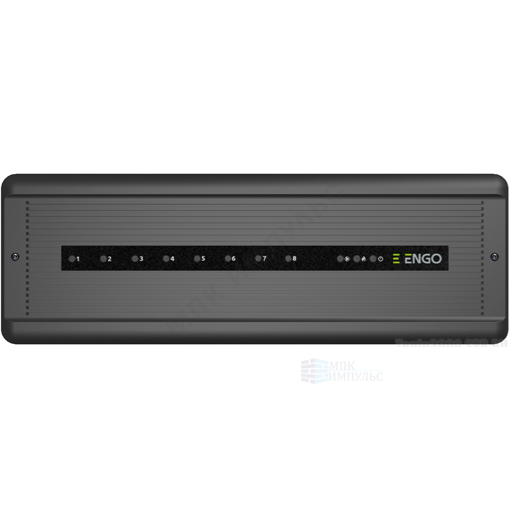Контроллер 8 каналов CONTROL BOX черный накладной ENGO ECB08M230