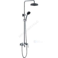 Система душевая с одноручным смесителем хром Haiba HB2407