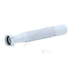 Гофра с гайкой 1 1/4"x40 L=320-730мм АНИ Пласт K204