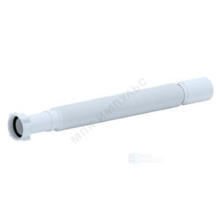 Гофра с гайкой 1 1/4"x40 L=495-1325мм АНИ Пласт K214