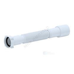 Гофра с гайкой 1 1/2"x50 L=320-730мм АНИ Пласт K105