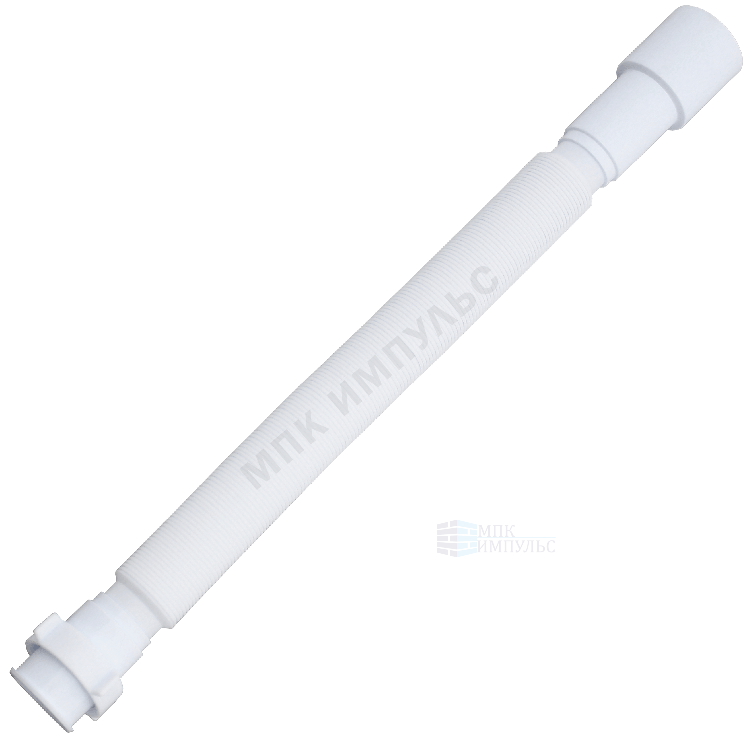 Гофра с гайкой 1 1/2"x40/50 L=366-776мм АНИ Пласт K106