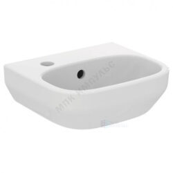 Умывальник подвесной I.life A 35 1 отверстие под смеситель слева белый Ideal Standard T470901