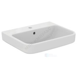 Умывальник подвесной i.life B 55 1 отверстие под смеситель по центру белый Ideal Standard T460801