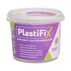 Замазка (мастика) сантехническая банка 250гр PlastiFix 04153