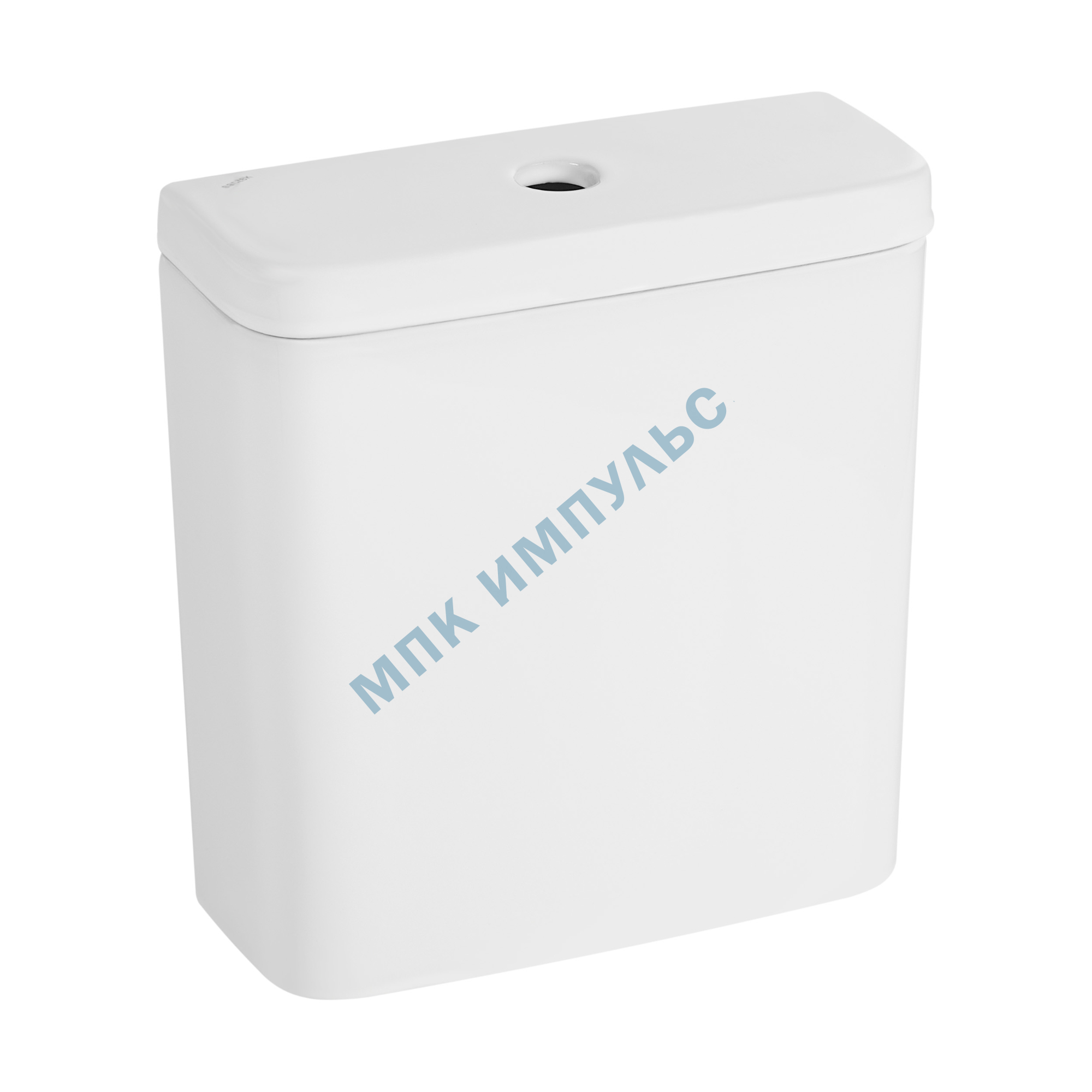 Бачок для унитаза нижний подвод без арматуры слив кнопка белый Нео Santek 1.WH30.2.189