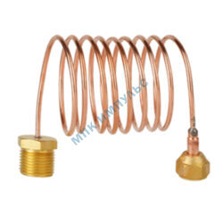 Трубка капиллярная медь ВР/НР G1/4"х1/2" L=1,5м ЭКОМЕРА КТ-1/4F-1/2G-1.5