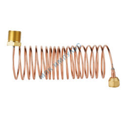 Трубка капиллярная медь ВР/НР G1/4"х1/2" L=3,0м ЭКОМЕРА КТ-1/4F-1/2G-3