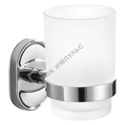 Стакан с держателем хром Haiba HB1906-1