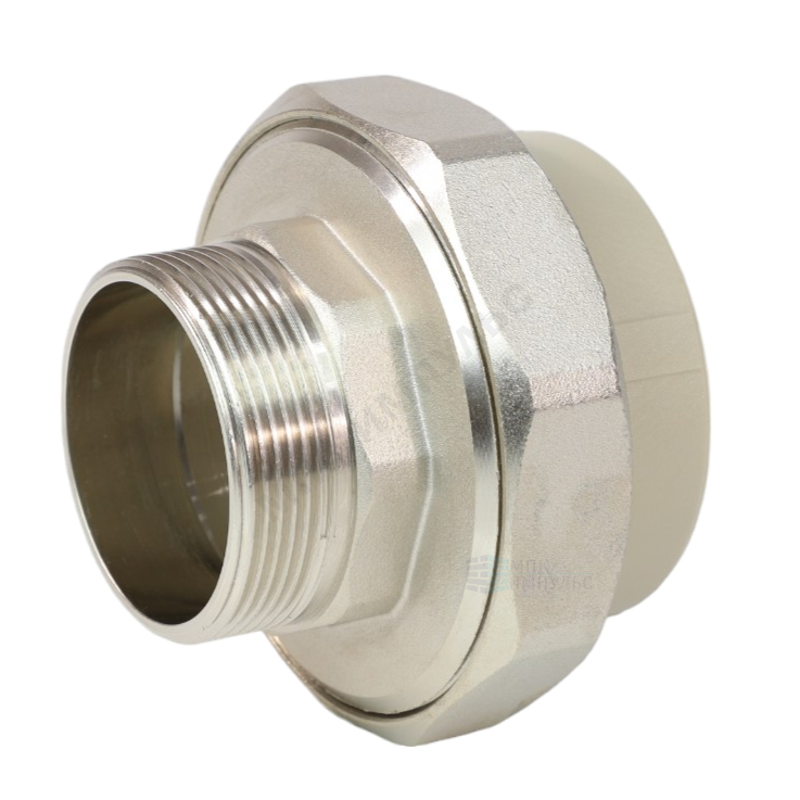 Муфта PP-R комбинированная разъемная серая Дн 50х1 1/2" НР VALFEX 10156040Г — изображение 2