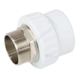 Муфта PP-R комбинированная белая Дн 32х1 1/4" НР под ключ VALFEX 10135132