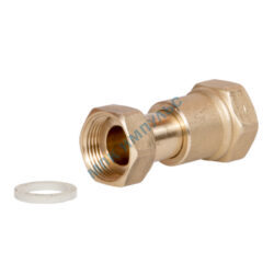 Удлинитель телескопический 3/4"ПУx3/4"ПУ ВР/нак/гайка R176P Giacomini R176PY018