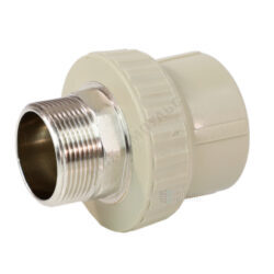 Муфта PP-R комбинированная серая Дн 50х1 1/2" НР под ключ VALFEX 10135050Г
