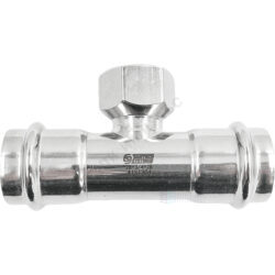 Тройник сталь нерж AISI 304 Дн 28х1/2"х28 пресс/ВР FS132 SantechSystems