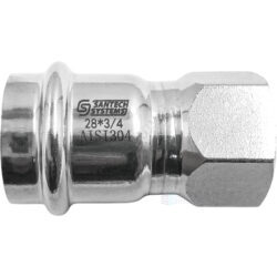 Муфта сталь нерж AISI 304 Дн 15х3/4" пресс/ВР FS144 SantechSystems