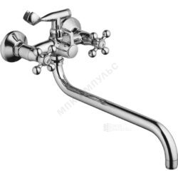 Смеситель для ванны с душем двуручный хром HB19 Haiba HB2619-2