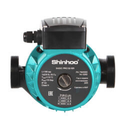 Насос циркуляционный с мокрым ротором BASIC PRO 32-12S 180 PN10 1х230В/50 Гц Shinhoo 71241003
