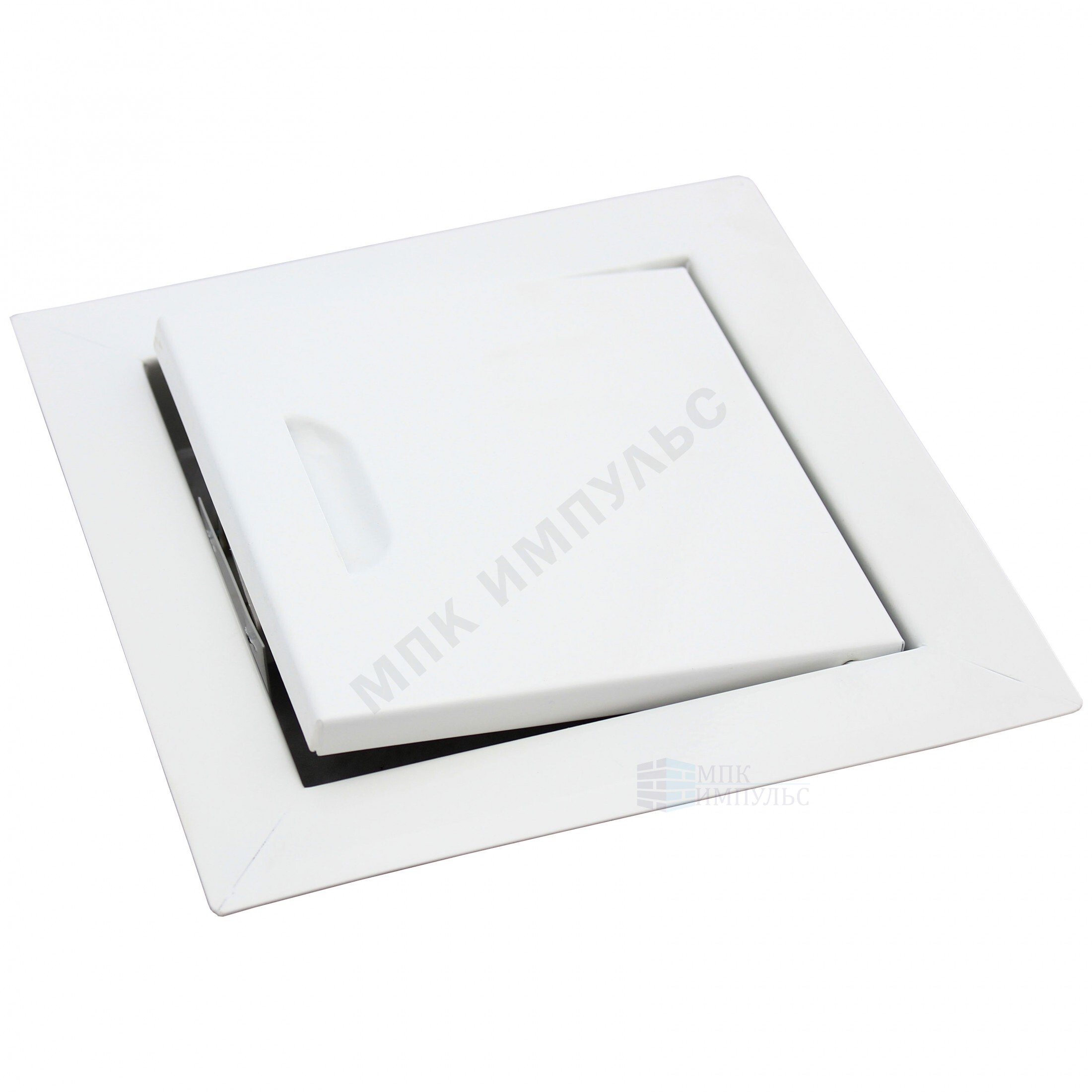 Люк-дверца с фланцем и ручкой сталь 500х600 магнитный Evecs ЛТМп ЛТ5060Мп — изображение 3