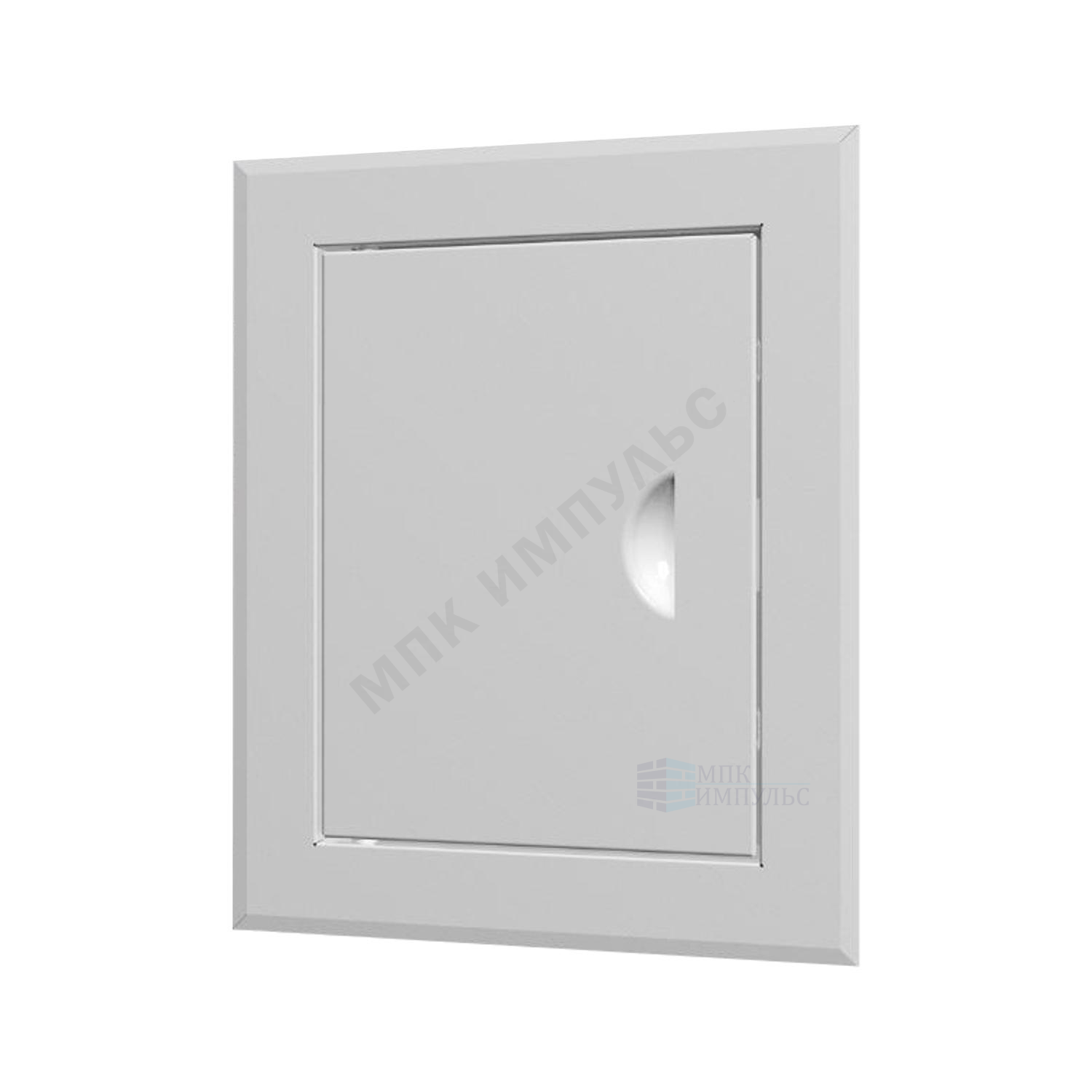 Люк-дверца с фланцем и ручкой сталь 500х600 магнитный Evecs ЛТМп ЛТ5060Мп — изображение 4