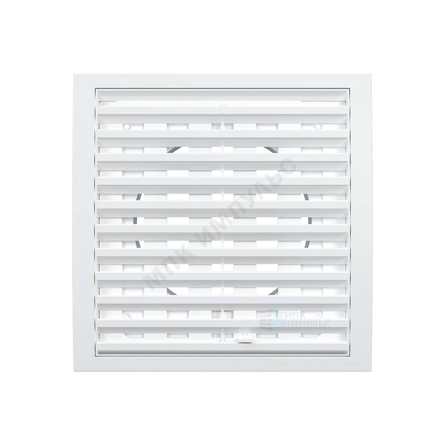Решетка вентиляционная пластик 150x150/D100 белая ERA 1515RRP10F