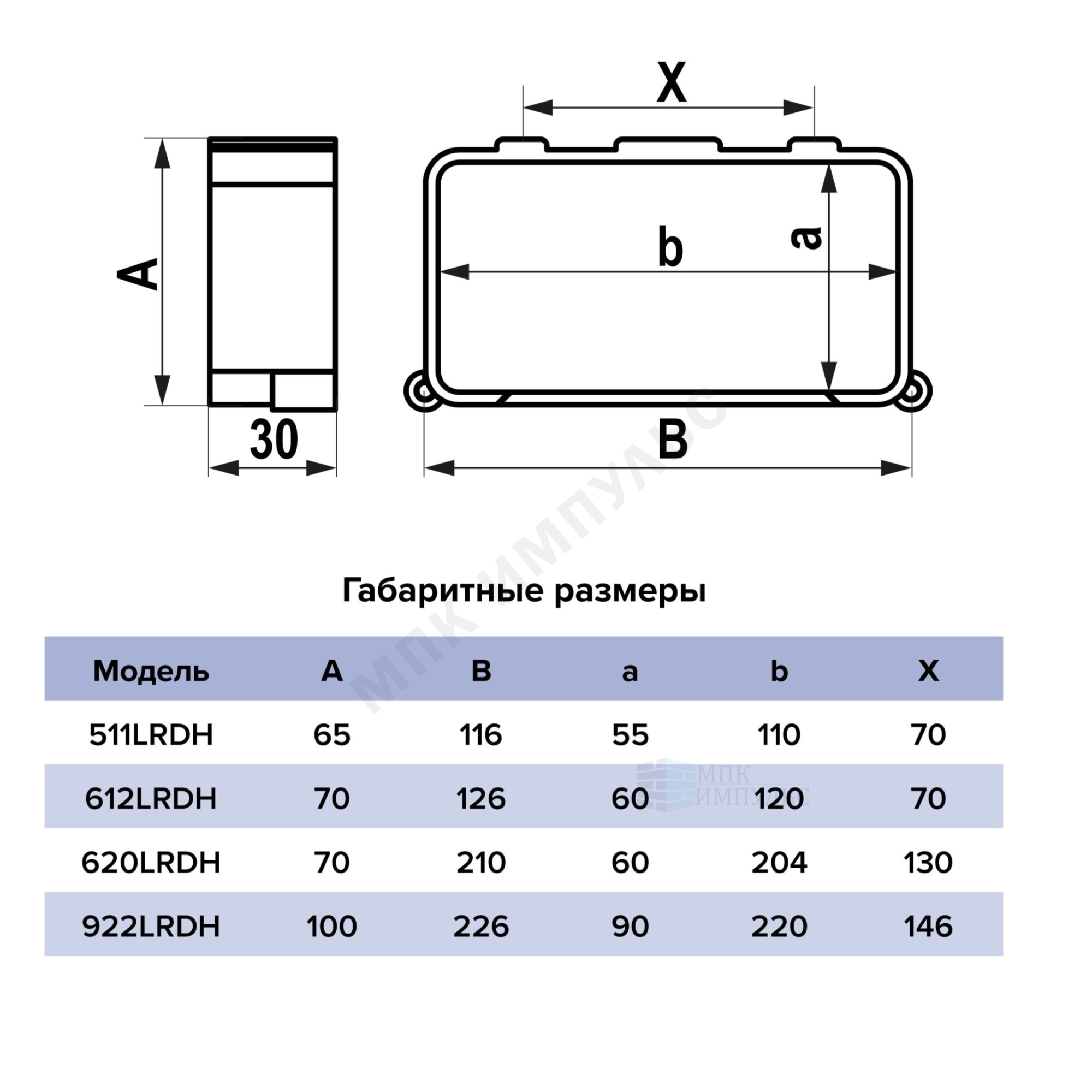 Держатель прямоугольный 90х220 пластик ERA 922LRDH — изображение 2