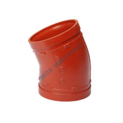 Отвод (колено) под муфту 22,5гр грувлок ковкий чугун XGQT05 Ду65 (Дн76) Ру25 JIANZHI