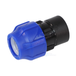 Муфта компрессионная ПЭ Дн 20х3/4" ВР Ру16 VALFEX 121001220034