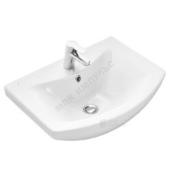 Умывальник мебельный Балтика 55 1 отверстие под смеситель по центру белый Santek 1.WH50.1.702