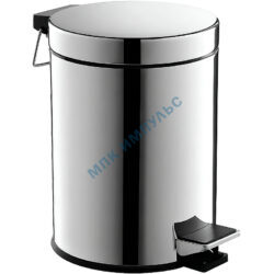 Корзина для мусора 12л хром Haiba HB703
