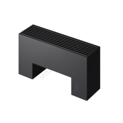 Конвектор напольный STEP 3-N-BL-LG-BL 180х180х600 бок/п Noir Sable (черный) Heaton