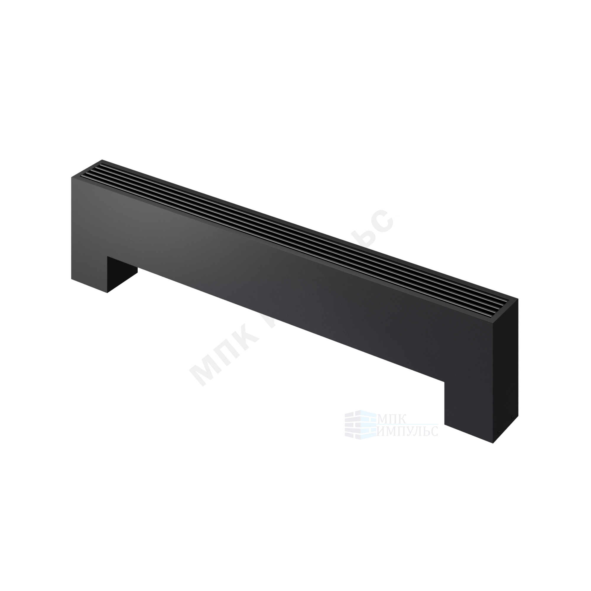 Конвектор напольный STEP 3-N-BL-LG-BL 180х130х800 бок/п Noir Sable (черный) Heaton — изображение 4