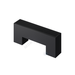 Конвектор напольный STEP 2-N-BL-LG-BL 130х130х800 бок/п Noir Sable (черный) Heaton