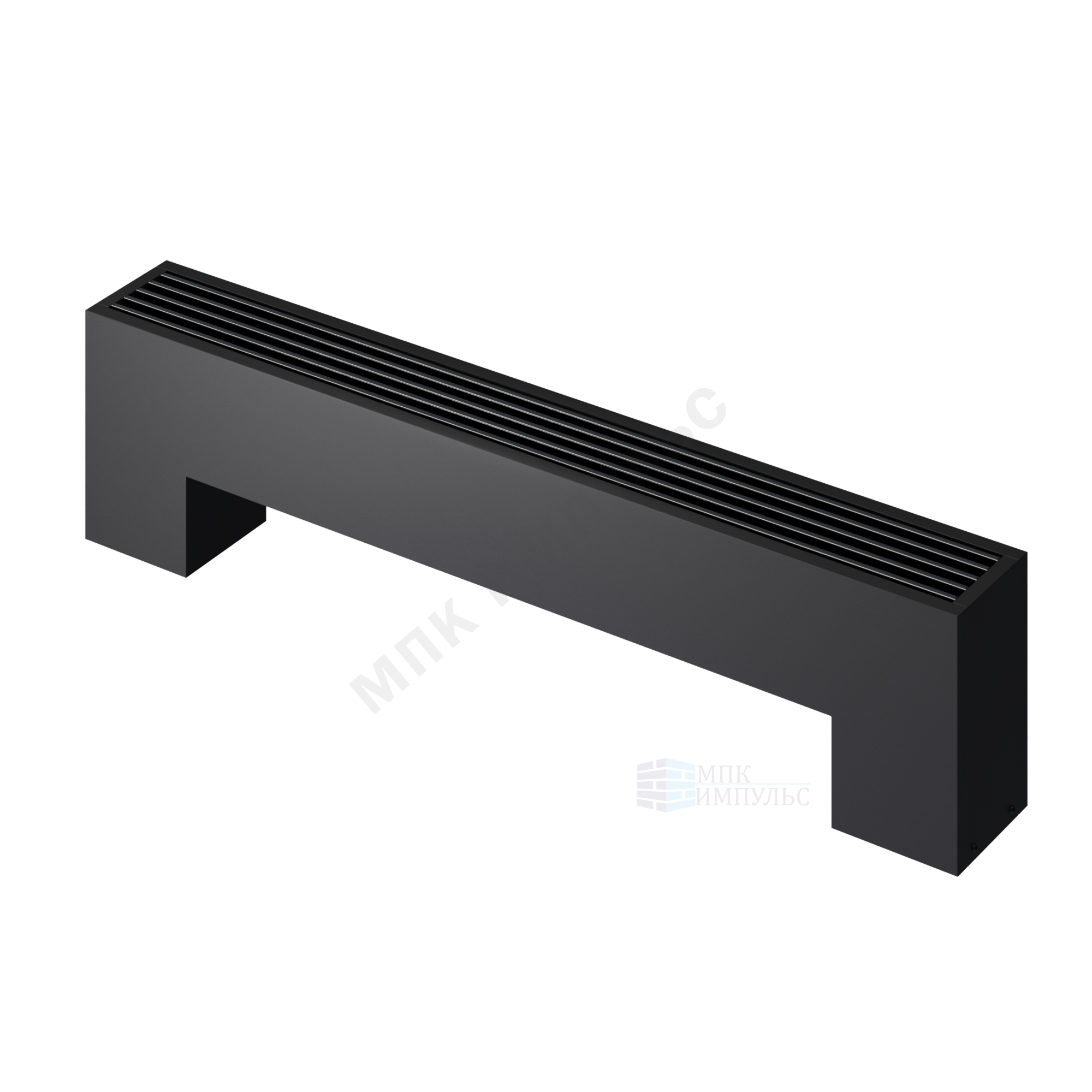 Конвектор напольный STEP 2-N-BL-LG-BL 130х180х2100 бок/п Noir Sable (черный) Heaton — изображение 4