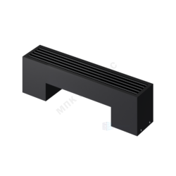 Конвектор напольный STEP 1-N-BL-LG-BL 80х130х600 бок/п Noir Sable (черный) Heaton