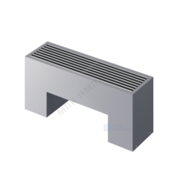 Конвектор напольный STEP 2-N-SS-LG-NA 130х180х1300 бок/п Silver Satin (серебристый) Heaton