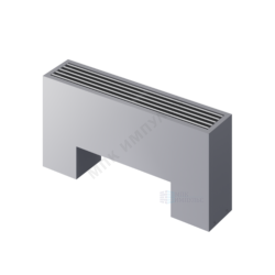 Конвектор напольный STEP 3-N-SS-LG-NA 180х130х500 бок/п Silver Satin (серебристый) Heaton
