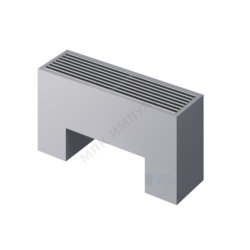 Конвектор напольный STEP 3-N-SS-LG-NA 180х180х2500 бок/п Silver Satin (серебристый) Heaton