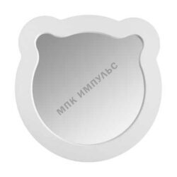Зеркало фигурное Каспер Мишка белое матовое Aquaton 1A283502CRE20