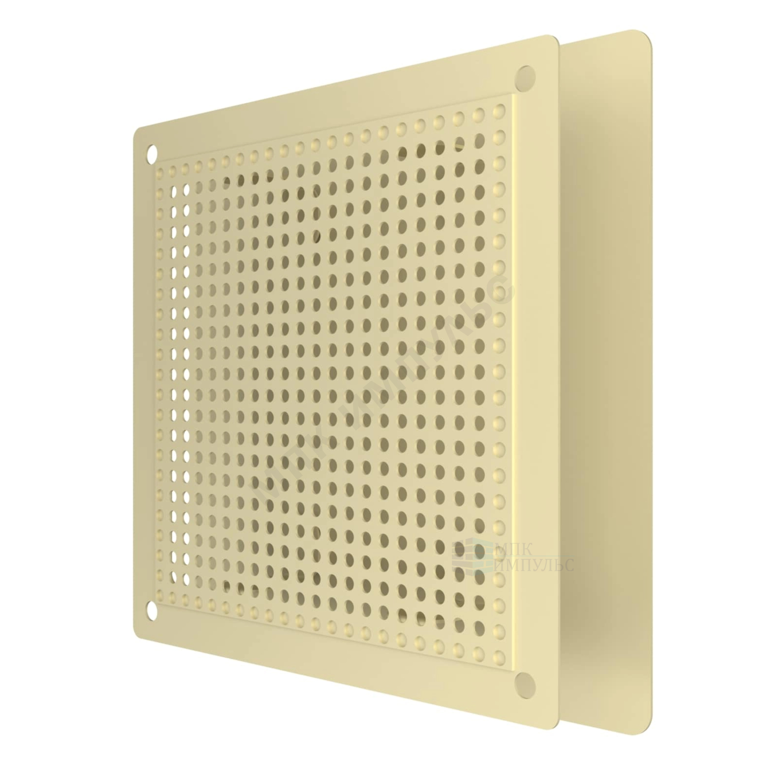 Решетка вентиляционная сталь 140х140 бежевая ERA 1414RVM — изображение 4