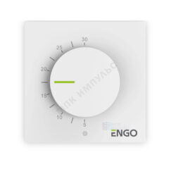 Терморегулятор белый накладной ENGO ESIMPLE230W